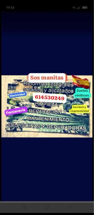 Reparación piscinas solados y alicatafos