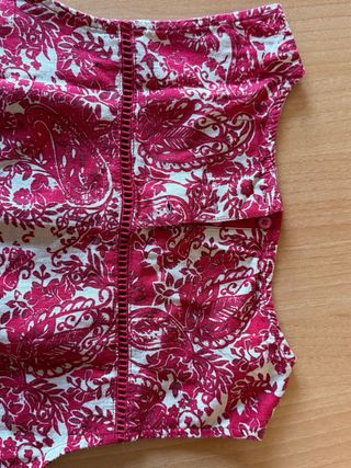 Blusa roja NEXT - Viscosa y Lino