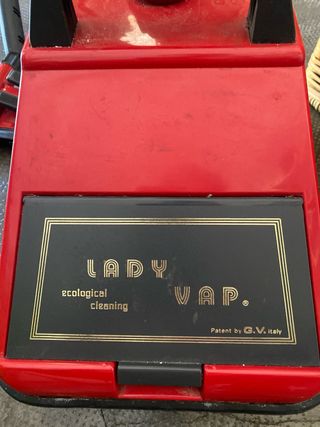 Vaporeta Lady Vap vintage, incluye plancha