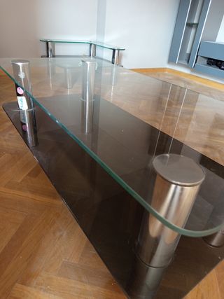 Mesa centro cristal