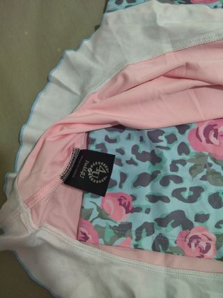 Falda padel 4U rosa azul talla S