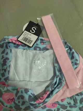 Falda padel 4U rosa azul talla S
