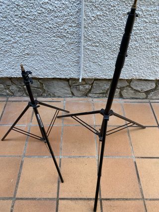 Pack 3 trípodes foto - Manfrotto & Mann.