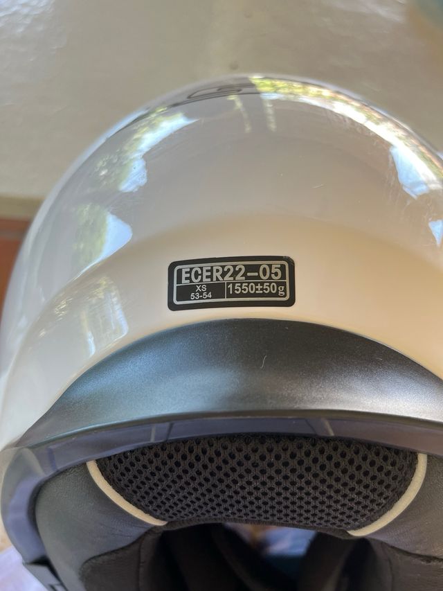 Casco LS2 FF325 blanco XS