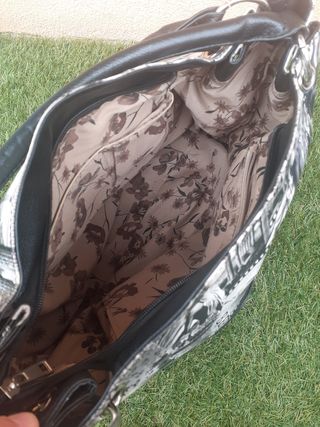 Borsa vintage stampa città