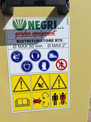 Trituradora eléctrica Negri R70 - 50mm