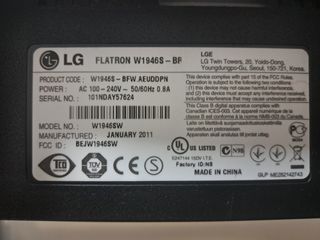 Monitor de patalla LG