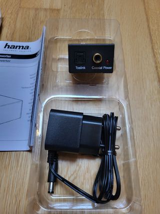 Conversor Audio Hama AC80 Digital-Analógico