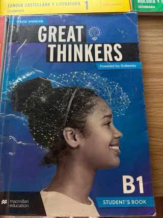 Libro de lengua, historia, biologprimero de la Eso