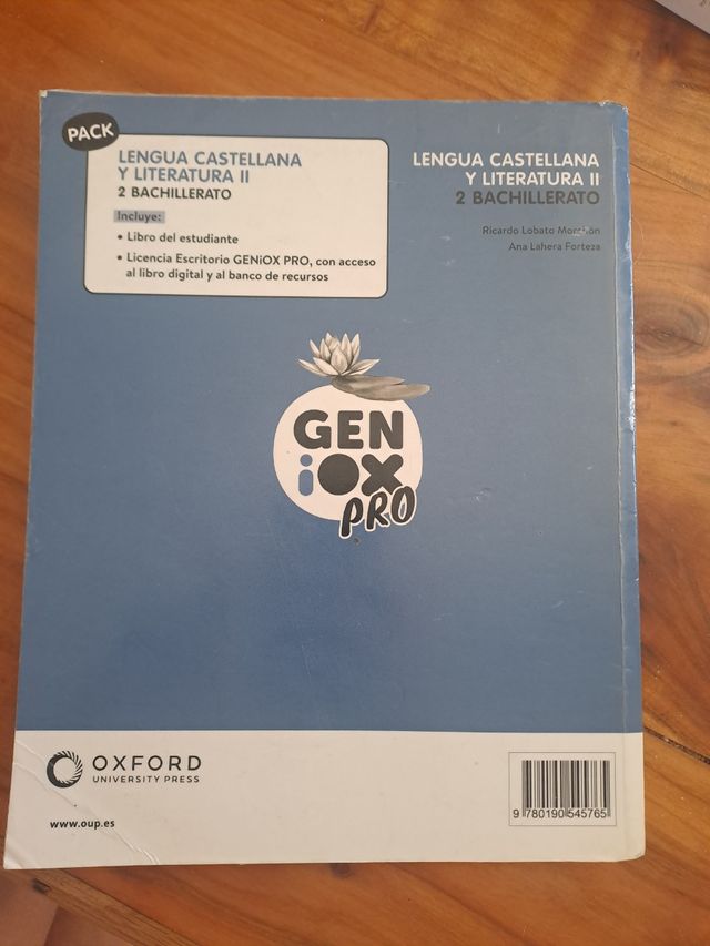 Lengua castellana y Literatura II 2º Bachillera...