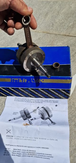 Cigueñal ItalKit Competición Derbi Senda
