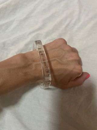 Pulsera Carolina Herrera - transparente original
