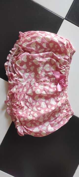 Shorts de bebé niña rosa -talla 6m