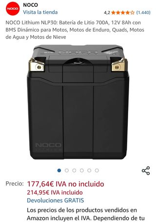 Noco Batería Litio NLP9.