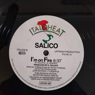 ITALO-DISCO 1986 Vinilo Salico - I'm On Fire