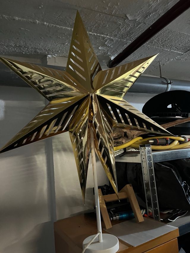 Lampara Estrella Dorada