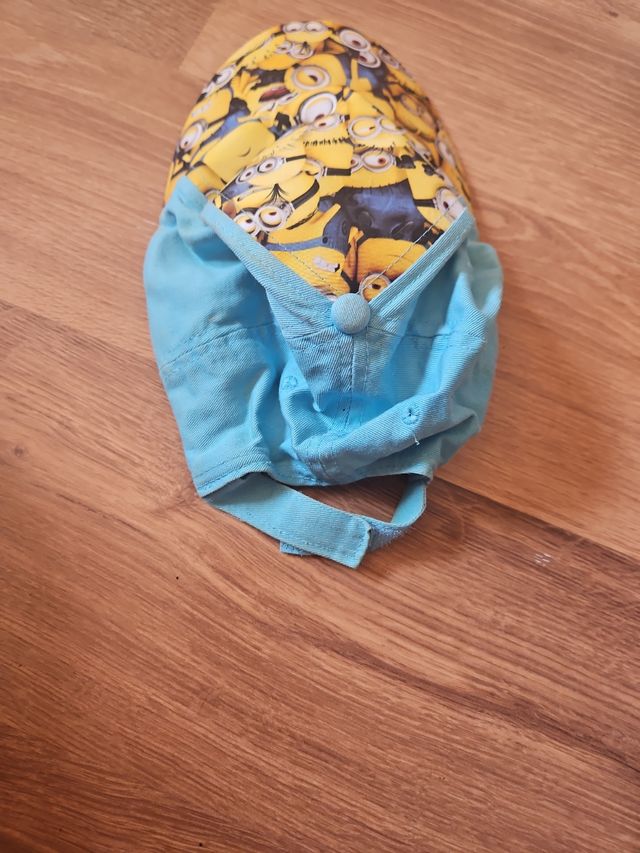 Gorra Minions Infantil - Azul/Amarilla