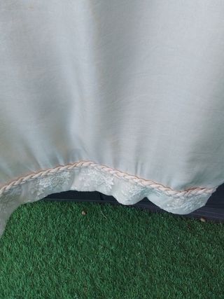 Vestido novia antiguo beige