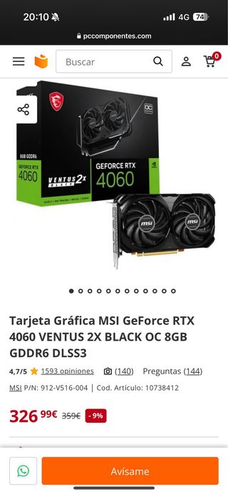 MSI GeForce RTX 4060
