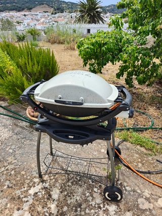 Barbacoa gas Weber Q2000- Negra y Gris
