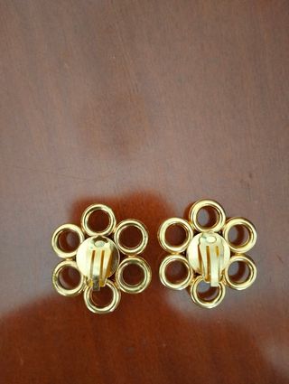 Pendientes vintage años 90 de clip