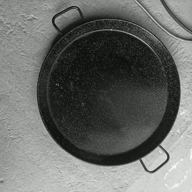 Paellera Acero lacrado Inoxidable & Negra