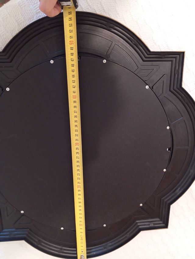 Espejo bronce - madera envejecida estilo vintage