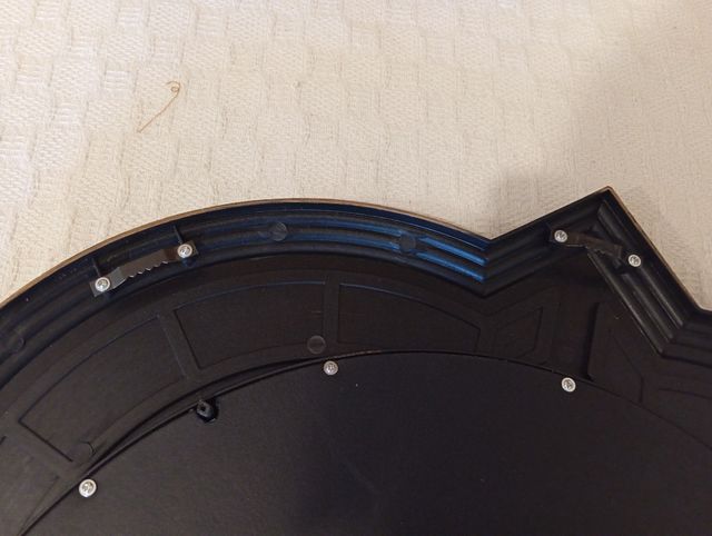 Espejo bronce - madera envejecida estilo vintage