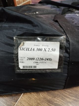Avancé toldo Sicilia 300 x 2,50