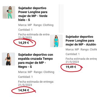 Top deportivo My Protein de alto impacto