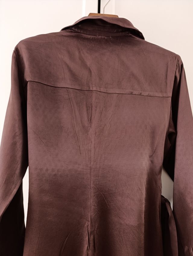 Vestido Zara marrón corto