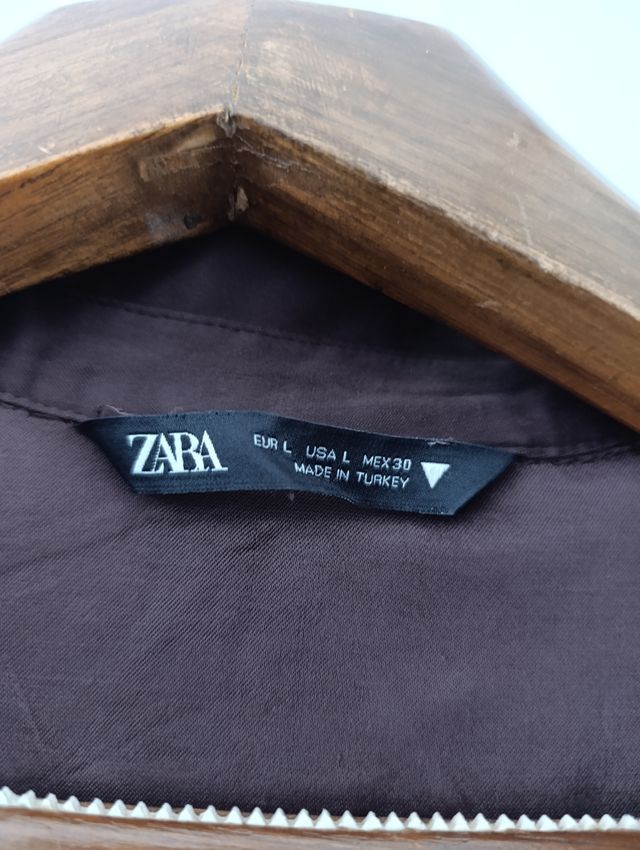 Vestido Zara marrón corto