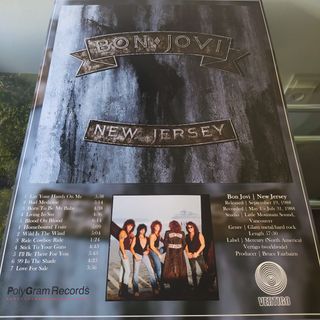 Póster Bon Jovi New Jersey