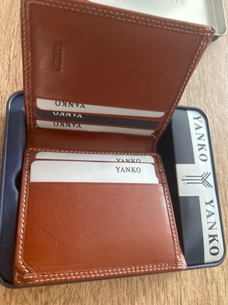 Cartera a estrenar Yanko Piel Marrón