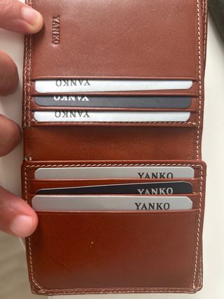 Cartera a estrenar Yanko Piel Marrón