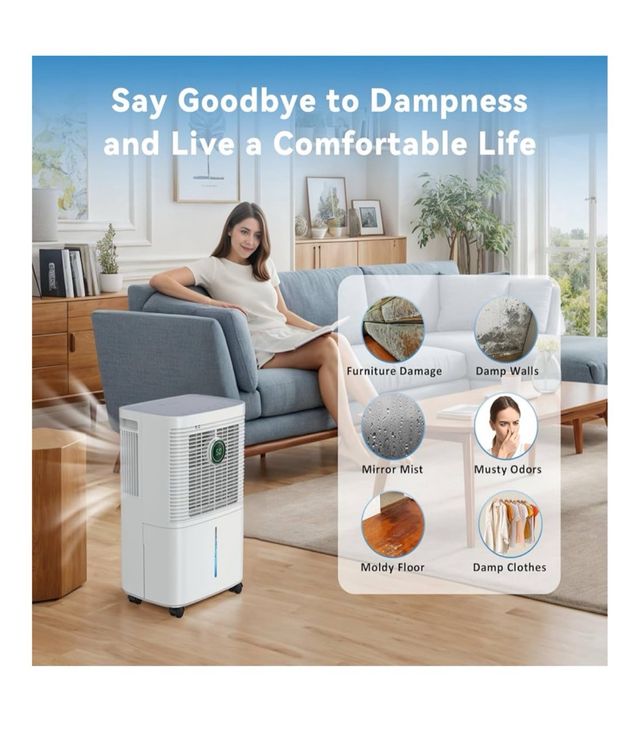 Deshumidificador 12L-24h - Blanco