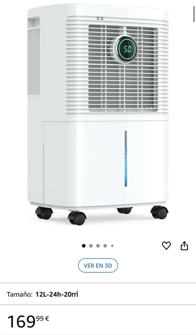 Deshumidificador 12L-24h - Blanco