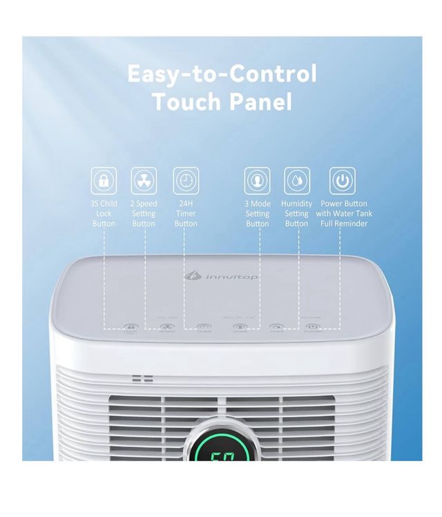 Deshumidificador 12L-24h - Blanco