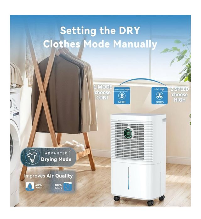 Deshumidificador 12L-24h - Blanco