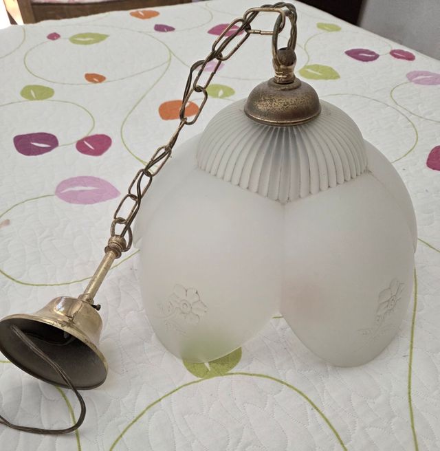 Lampada da soffitto vintage - Fiori