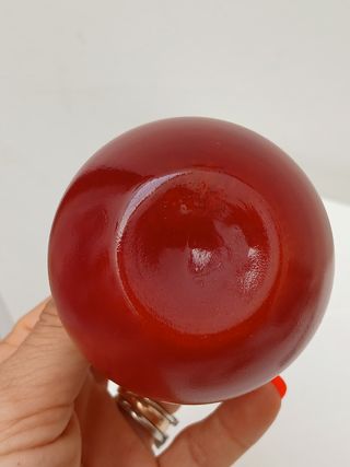 Vaso Murano rosso e bianco