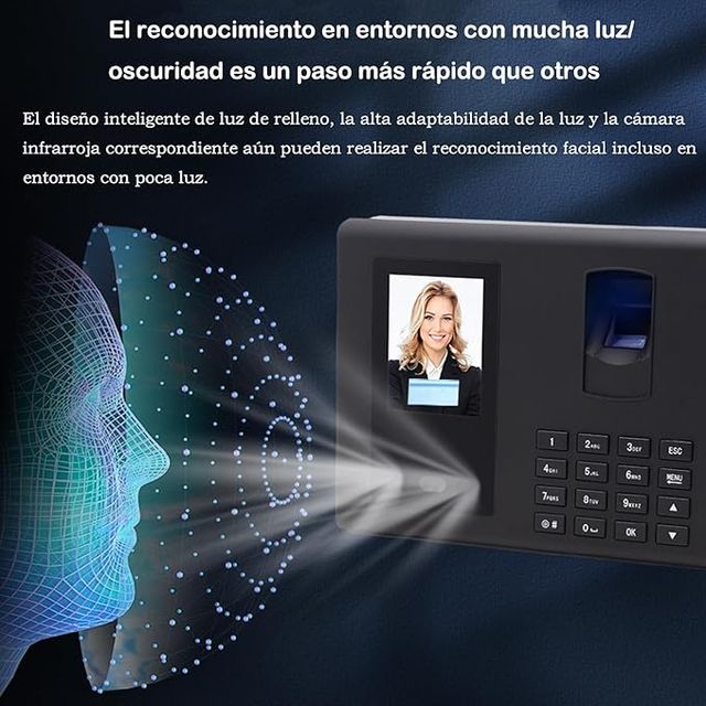 Máquina de fichar biométrica sin internet - Nueva