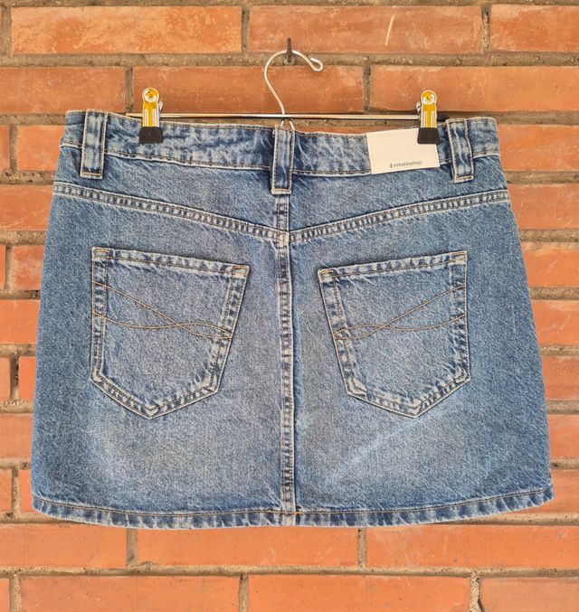 Minifalda vaquera Stradivarius T42