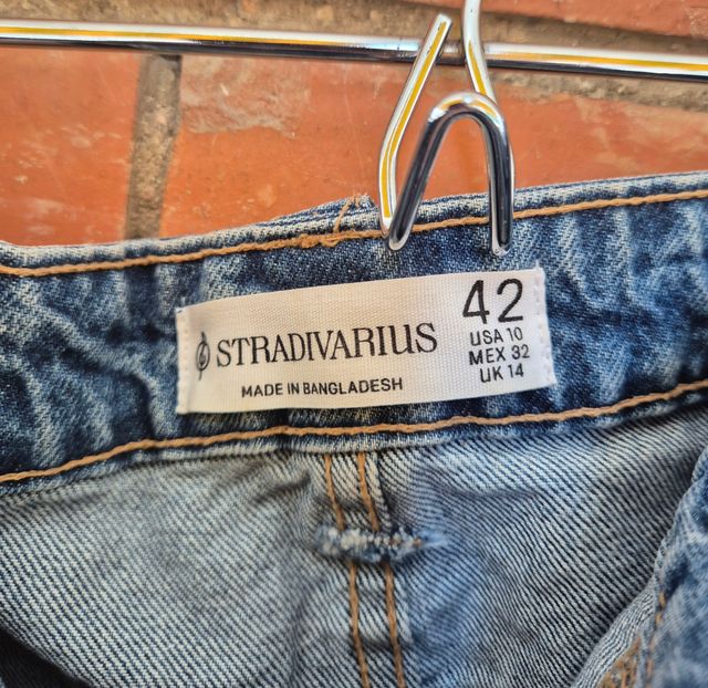 Minifalda vaquera Stradivarius T42