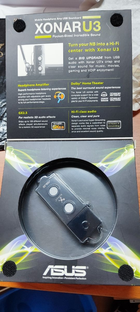 Asus XONAR U3 - Tarjeta de Sonido