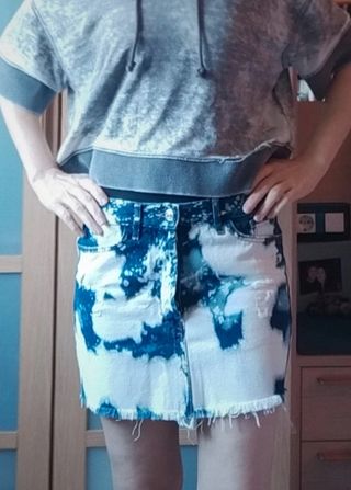 Minifalda vaquera Mango XS