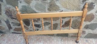 Cabecero cama 90cm -madera marrón
