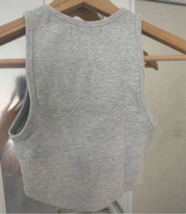 Top Bershka Gris XS