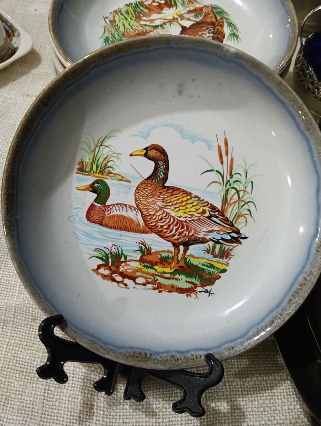 Piatti Caccia - 6 piatti porcellana