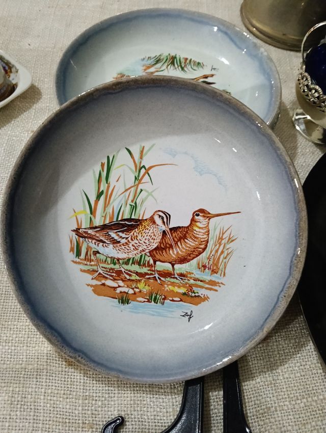 Piatti Caccia - 6 piatti porcellana